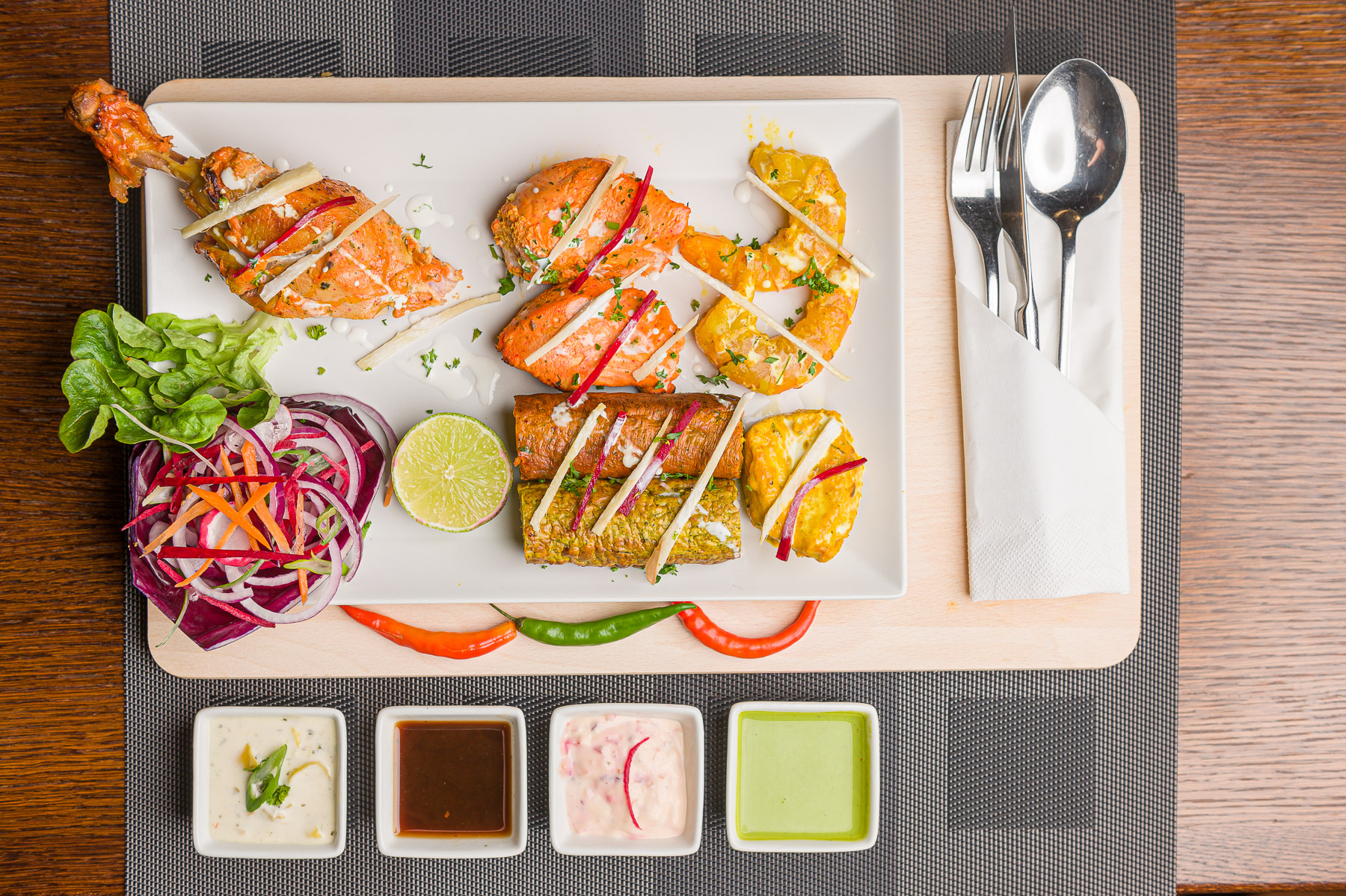 Ilustrační fotografie z restaurace Taste of India